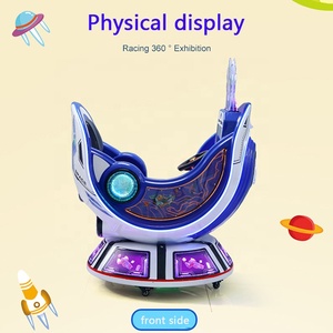 Nouveau Kiddy Rides Motor Bike Arcade Game Machine Capsule Space Mini Bike <span class=keywords><strong>Coin</strong></span> Pusher pour enfants 220V Construction en métal - Product Image 5
