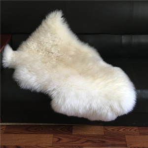 Tapis en laine d'<span class=keywords><strong>agneau</strong></span> blanche naturelle - Product Image 6