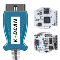 Cable de Diagnóstico OBD2 K+DCAN con Chip FTDI FT232RL, Interfaz K-LINE DCAN, con Interruptor de Botón para BM