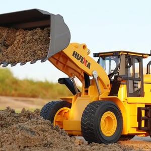 SJY-1552 Bulldozer RC en alliage 1/16, modèle 2.4G RC 11CH, chargeuse RC en alliage, véhicule d'ingénierie pour enfants, idéal comme cadeau - Product Image 4