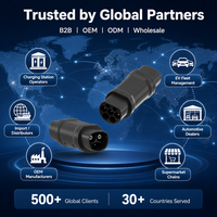 Adaptateur de charge EV OEM ODM Tesla NACS Gun GB/T, convertisseur de charge AC 48A 110-380V, indice de protection IP54, compatible avec tous les véhicules électriques standard GB/T