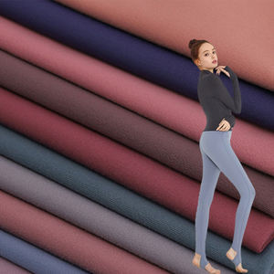 Wingtex 72% Nylon 28% Spandex 230gsm tessuto Interlock per abbigliamento sportivo <span class=keywords><strong>Jersey</strong></span> tessuto a maglia tessuto elasticizzato morbido e confortevole lavorato a maglia - Product Image 1