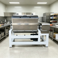 Petit laminoir électrique de pâte d'acier inoxydable de ménage et commercial presse automatique de nouilles et machine d'emballage de boulette