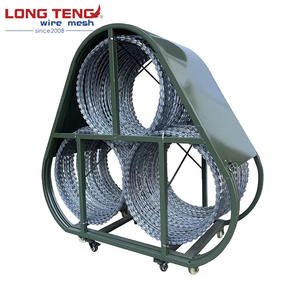 Barrière d'isolement antiémeute <span class=keywords><strong>mobile</strong></span> Barrière de sécurité concertina pour barrage routier Fil de rasoir de défense - Product Image 4