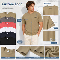 Camiseta Unisex de Cuello Redondo Talla Grande 4XL, Logotipo Personalizado, Tejido Suave y Transpirable, 100% Algodón Supima, Venta al Por Mayor para Hombre y Mujer