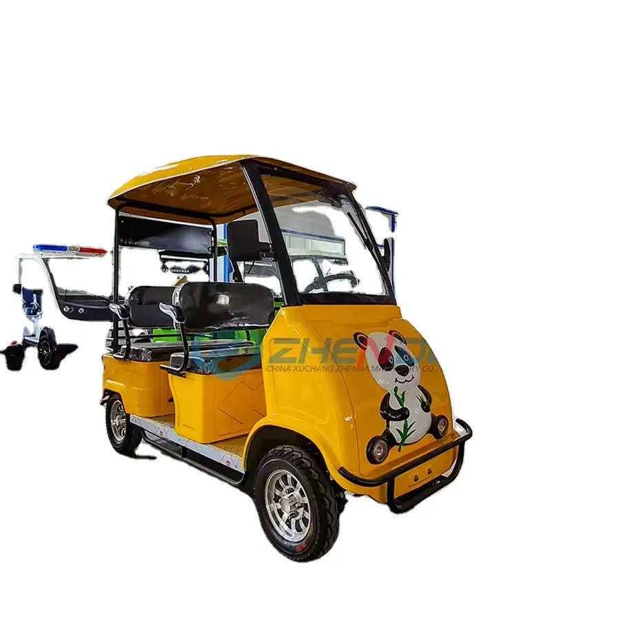 Cute mini custom electric golf cart off road Tour electric sightseeing golf car for sale