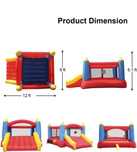 Di alta qualità personalizzabile casa di salto gonfiabile in PVC piccolo castello gonfiabile al coperto giocattoli che saltano divertimento Logo affitti di vendita - Product Image 2