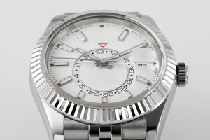 Reloj Mecánico de Lujo de la Mejor Calidad, Sumergible, 42 mm, Fábrica ZF, Movimiento 2824, 326934, Acero 904L, Multifunción, Blanco - Product Image 3