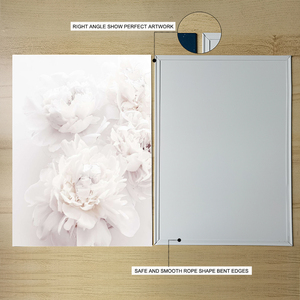 Expédition rapide mode métal impression fleur marché mur Art décor <span class=keywords><strong>botanique</strong></span> étain impression aimant monté personnalisé métal affiche - Product Image 4