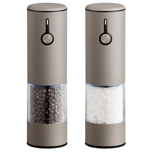 Durable Stainless Steel Mills Adjustable Rust-Proof Metal Salt and <b>Pepper</b> Mills for Coastal Kitchen - Product Image 1