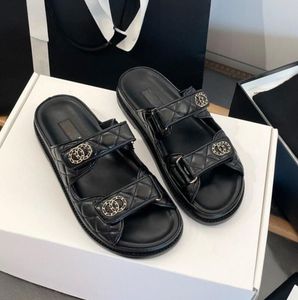 Sandali di Lusso da <span class=keywords><strong>Donna</strong></span> <span class=keywords><strong>in</strong></span> <span class=keywords><strong>Vera</strong></span> <span class=keywords><strong>Pelle</strong></span> con Cinturino Regolabile, <span class=keywords><strong>Ciabatte</strong></span> Casual Piatte per Interni ed Esterni - Product Image 2