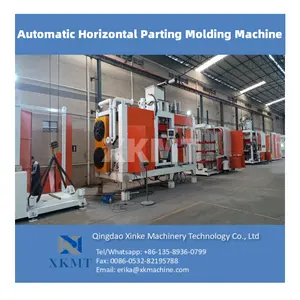 Foundry Cast Iron Casting Molding Line Equipment Automatic Horizontal Flaskless Green Sand Molding/Moulding Machine