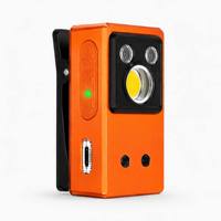 Linterna con Sensor de Movimiento, Recargable, Tipo C, Cola Magnética, Lámpara COB, Luz UV, Luz RGB, Resistente al Agua IPX4, 43g