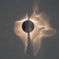Nouvelle Lampe Murale LED Rotative Brevetée AB, Design Moderne et Simple, Effet Ondulé, pour Salon, Chambre, Escalier, Couloir, Ambiance Lumineuse