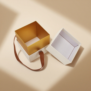 Eco-friendly Custom Gift Packaging Box With Handle Paper <strong>Suitcase</strong> <strong>Cardboard</strong> Gift Box Gift Paper Series Packaging Printed logo - Product Image 3