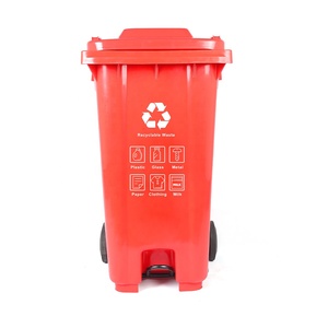 HDPE material large dumpster 2-Wheeled 240 Liter Waste Bin compost bin