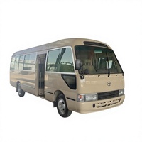 LHD d'occasion moteur diesel en bon état 17-30 sièges Toyo ta Coaster Bus d'occasion à vendre