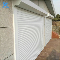 Porte de garage à enroulement en alliage d'aluminium Goldway, résistante au vent, pour villas et fermes