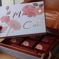 Boîtes cadeaux rigides écologiques portables haut de gamme, personnalisables avec gaufrage, grande capacité, pour mariages et banquets