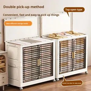 Rectangle d'injection pliable sans installation Plastique PP à 5 couches Design moderne Stockage <span class=keywords><strong>de</strong></span> vêtements multifonction durable - Product Image 3