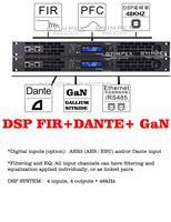 Amplificador de potencia de precio más bajo 1000W fábrica superventas 1U amplificador DSP de 4 canales para amplificador de sala de conferencias