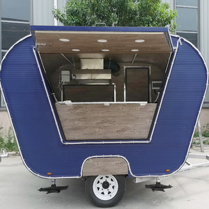 Completamente attrezzato food truck espresso kiosk mini coffee cart van trailer vintage caravan cafe - Product Image 5