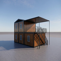 Maison conteneur préfabriquée avec kits de maisons conteneurs et chambres d'hôtel conteneurs pour un espace de vie familial moderne et durable