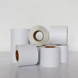 Zebra Printer Thermal Paper Label Roll Business Grade Office Self Adhesive Barcode Label Sticker Shipping Label Printing Factory