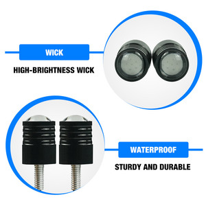 LiuHJG <span class=keywords><strong>Ampoule</strong></span> <span class=keywords><strong>LED</strong></span> universelle en métal 12V <span class=keywords><strong>pour</strong></span> feux de jour clignotants et clignotants de <span class=keywords><strong>moto</strong></span>, type « Eagle Eye » - Product Image 5