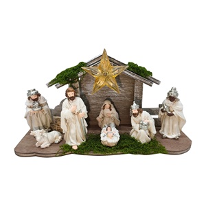 Juego de Natividad al por Mayor con Casa para Decoración Navideña - Product Image 1