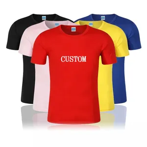 공장 직접 판매 짧은 소매 T 셔츠 스포츠 빠른 건조 티셔츠 3D 인쇄 100% 폴리 에스터 빈 승화 T 셔츠