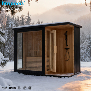 <span class=keywords><strong>Sauna</strong></span> de Vapor Seco Eléctrica para 2 Personas, Modelo Hemlock 2026, Moderna y de Lujo, para Exteriores, con Ducha, LED, Control Inteligente por <span class=keywords><strong>WiFi</strong></span> - Product Image 2