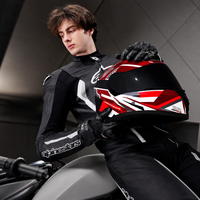 Casque de moto modulaire rouge et noir, coque ABS, certifié DOT 3C, modèle 557 Airflow, fermeture rapide, toutes saisons