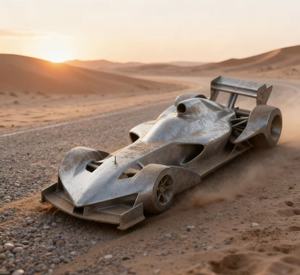 Modèle de <span class=keywords><strong>voiture</strong></span> de course de haute qualité, poli à la main, conçu sur mesure, sculpture en acier inoxydable avec impression par découpe. - Product Image 2