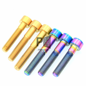 Titan vít CNC <span class=keywords><strong>Bolt</strong></span> GR5 Titan <span class=keywords><strong>Bolt</strong></span> m7x20 25 30 35 40 43 45 50mm allen key Hex ổ cắm nắp đầu vít cho xe đạp sửa đổi - Product Image 4
