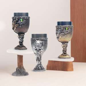 Nueva copa <span class=keywords><strong>de</strong></span> esqueleto <span class=keywords><strong>de</strong></span> <span class=keywords><strong>muerte</strong></span> MBA31 3D Relief Demon Skull Copo Copa <span class=keywords><strong>de</strong></span> <span class=keywords><strong>vino</strong></span> creativa <span class=keywords><strong>de</strong></span> acero inoxidable para fiesta - Product Image 1