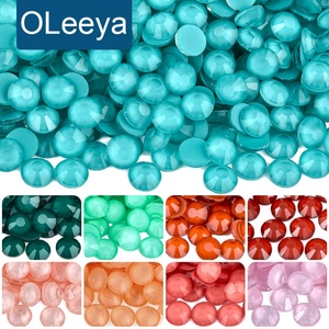 OLeeya Ventes Flash Strass de Qualité en Cristal Macaron Non Thermocollants Noctilucents pour Nail Art - Product Image 1