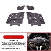 Bouton de volant pour Mercedes Benz W204 a B GLA W212 W207 W204 C E GLK, interrupteur de commande multifonction de remplacement