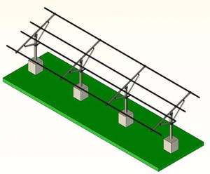 Extreme Environment Rated Single <strong>Post</strong> Galvanized Steel Solar Panel Mounting <strong>Bracket</strong> - Product Image 6