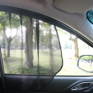 Pare-soleil magnétique en maille de nylon pour fenêtre latérale avant, panneau d'isolation thermique pour la protection de l'intérieur de la voiture - Product Image 4