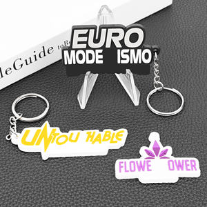 Fabricante de logotipo personalizado de dibujos animados 3D PVC llavero de goma suave llavero promocional al por mayor llaveros - Product Image 1