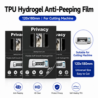 Film de protection d'écran mat HD anti-espion en hydrogel TPU personnalisé pour machine de découpe, auto-réparant, couverture intégrale