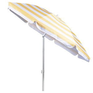 Желтый полосатый оптовый водонепроницаемый Зонт с защитой от солнца УФ-защиты Портативный пляжный зонт - Product Image 3