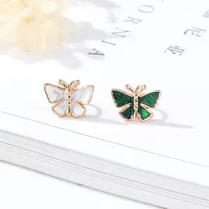 Eco-friendly Alloy Drip Shoe Buckle Cute Cartoon Butterfly Shoes Floral Casual Shoe Lace Decoration