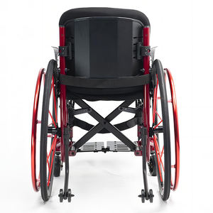 折りたたみ式カスタムスポーツ車椅子用の障害者スクーター調節可能な手動車椅子アルミニウムリハビリテーション療法用品 - Product Image 4