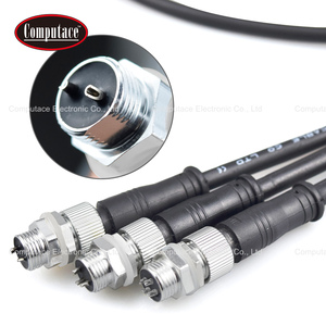 Conector Hembra Impermeable de Goma para Exteriores de 2 Núcleos 7A con Cable de 1 Metro + Enchufe de Montaje en Panel con Aislamiento IP68 - Product Image 3