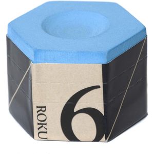 Tiza de billar Kamui Roku azul, 1 unidad, para usar con taco de billar - Product Image 1