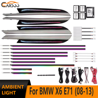 Kit d'éclairage d'ambiance LED Cardoo pour BMW X6 E71 2008-2013, 256 couleurs, éclairage intérieur de voiture, accessoires de garniture