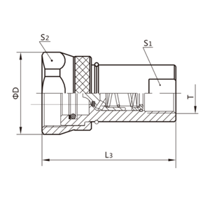 <span class=keywords><strong>Raccord</strong></span> rapide <span class=keywords><strong>à</strong></span> <span class=keywords><strong>visser</strong></span> NAIWO, type joint de culbuteur, 700 bar, <span class=keywords><strong>raccord</strong></span> rapide <span class=keywords><strong>hydraulique</strong></span> <span class=keywords><strong>à</strong></span> filetage BSP NWG5 1/4\", verrouillage rapide - Product Image 4