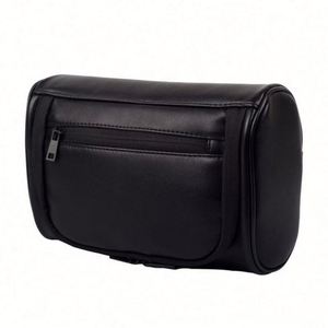 Personalized PU Leather for Bag with Zipper Closure-Casual Travel Cosmetic Pouch for Men-Reusable & Custom Logo Available - Product Image 3